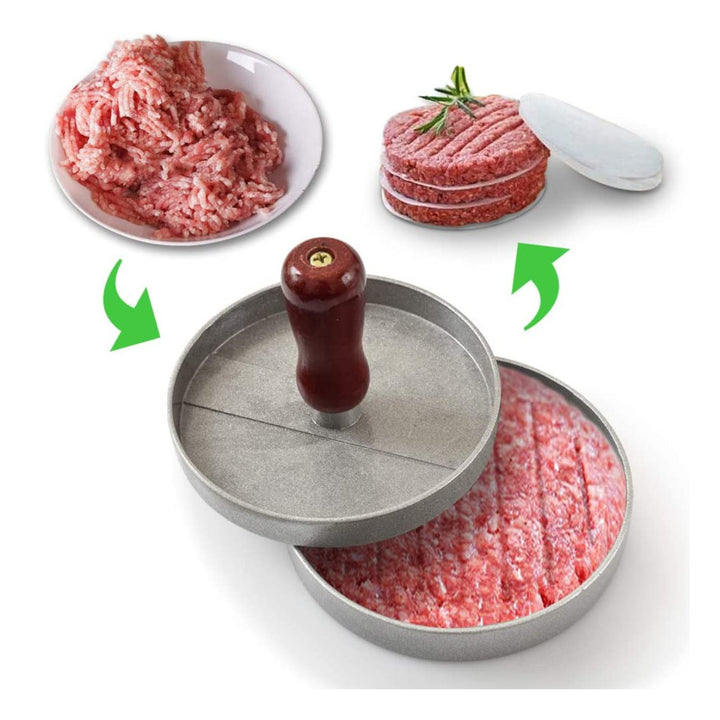 Molde acorde para hamburguesas perfectas